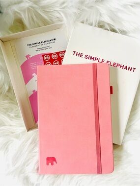 The Simple Elephant Pink Planner Daily Organization